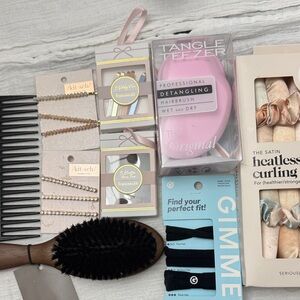 Living Proof Boar Bristle hair brush  and Teezer Hairbrush and Accessories Set